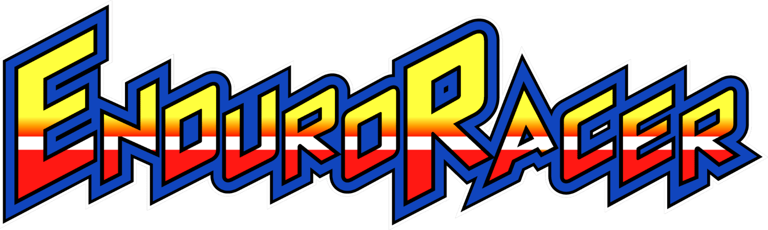 Enduro Racer logo for Commodore 64